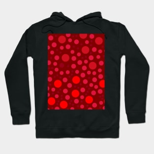 Dots no.1 Shades of Red Hoodie